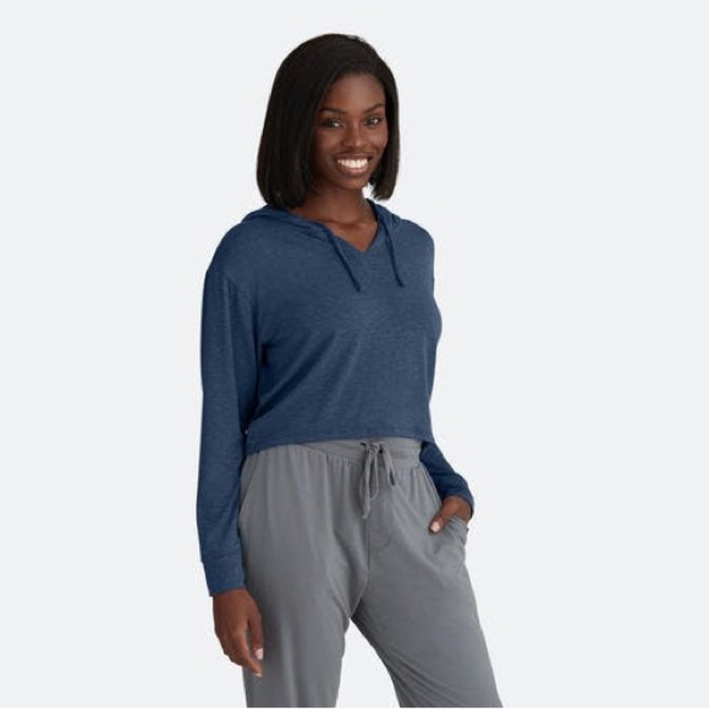 MODAL CROP HOODIE XS